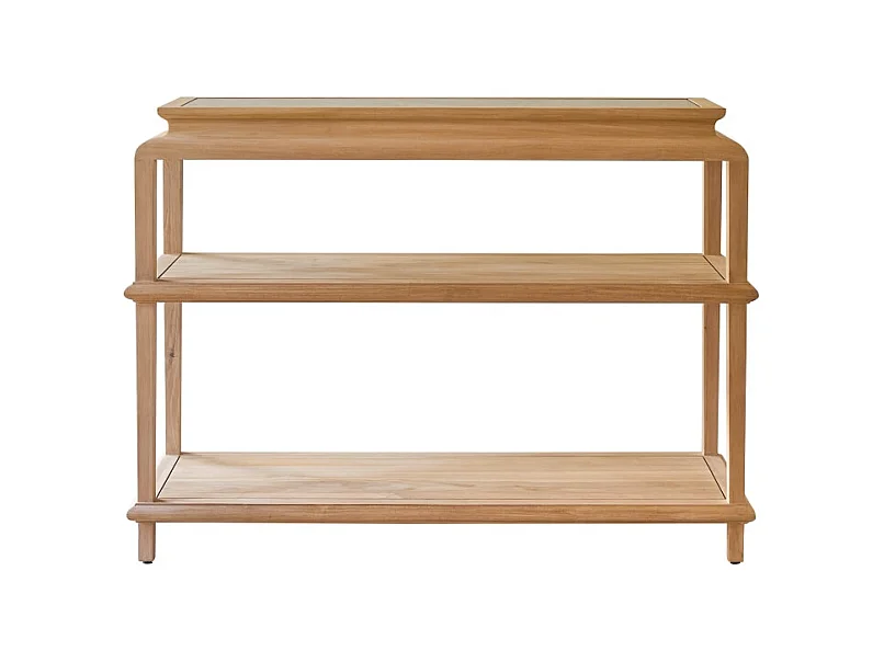 Console en bois de teck massif Achille 120 cm