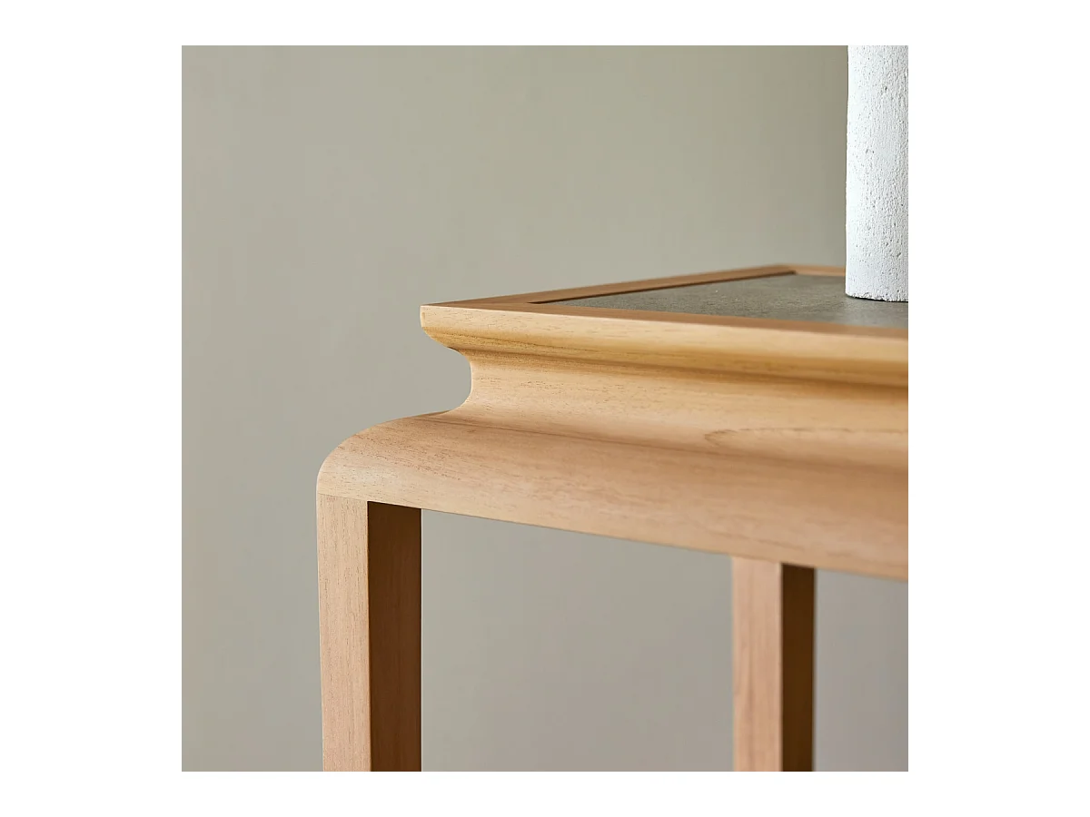 Console en bois de teck massif Achille 120 cm