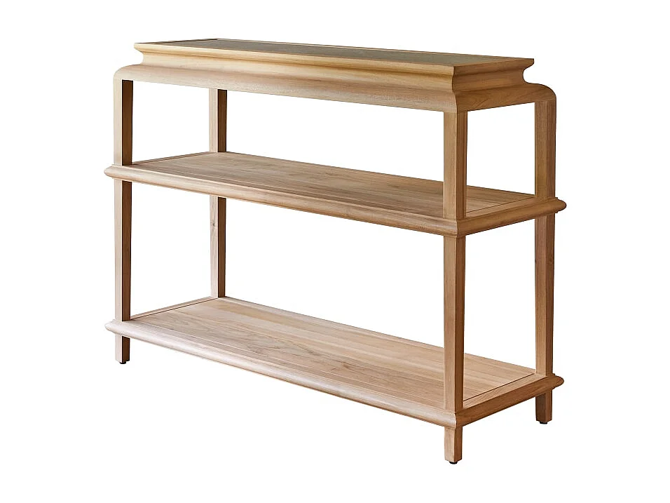 Konsole Achille aus massivem Teakholz 120 cm