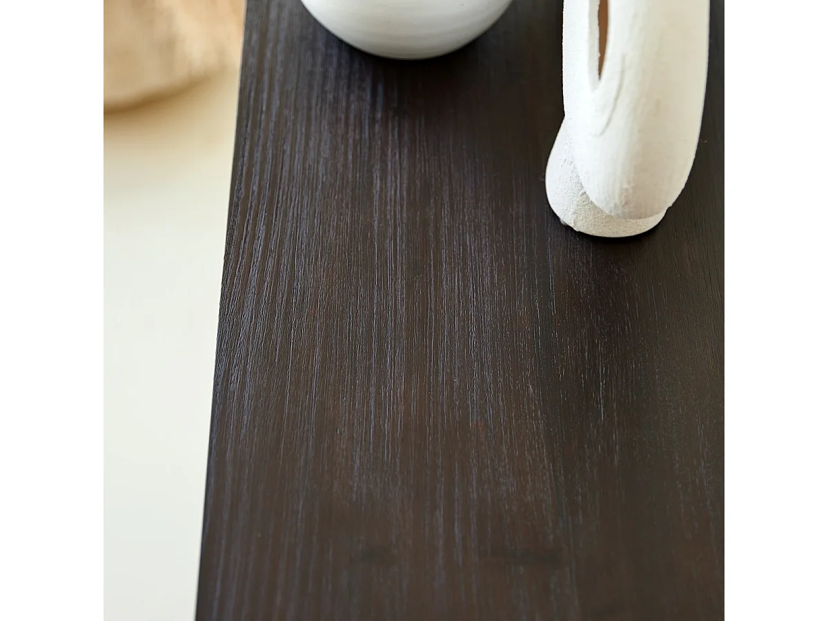 Console en bois d'acajou 120 Eva Biti