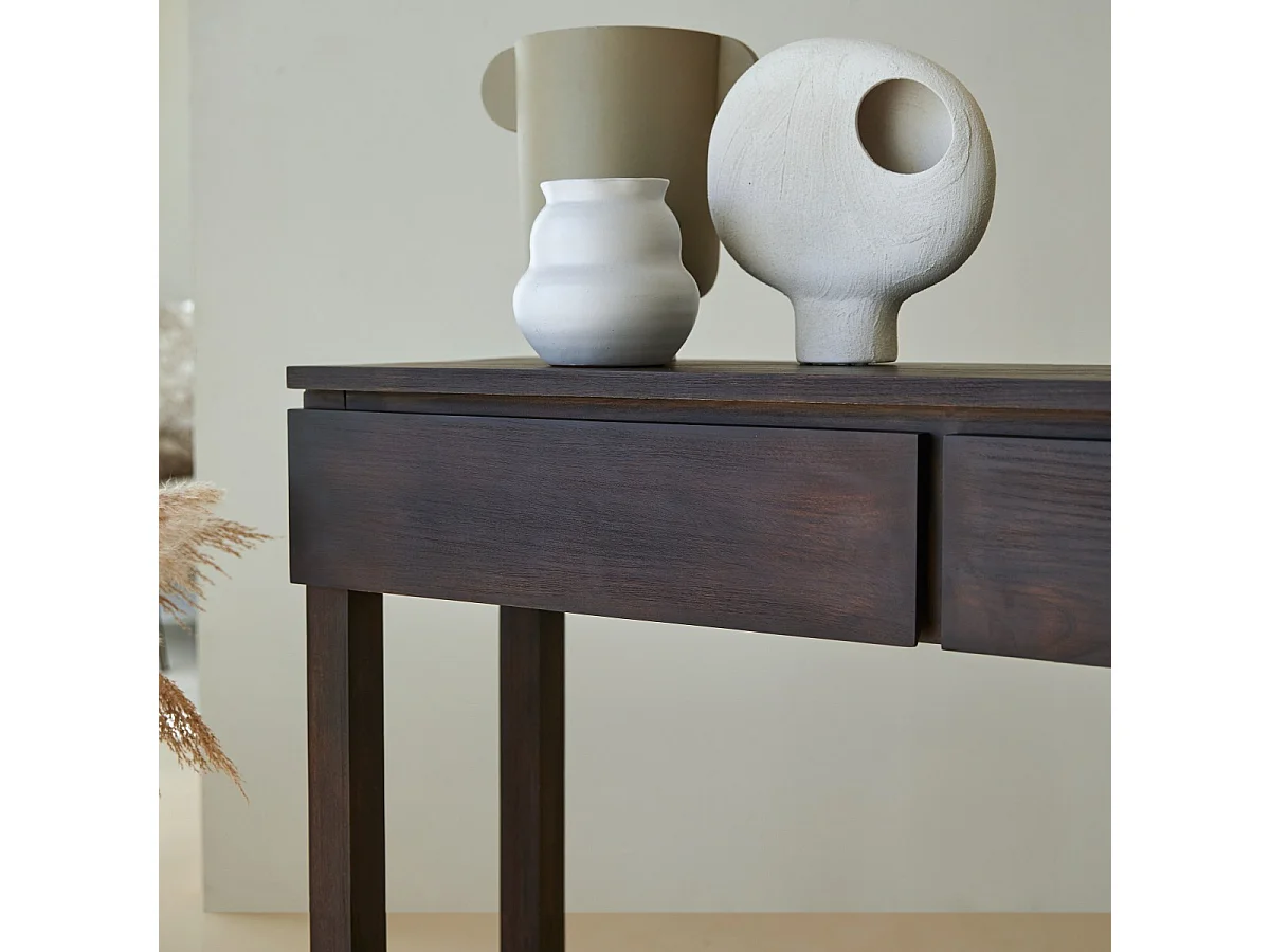 Console en bois d'acajou 120 Eva Biti