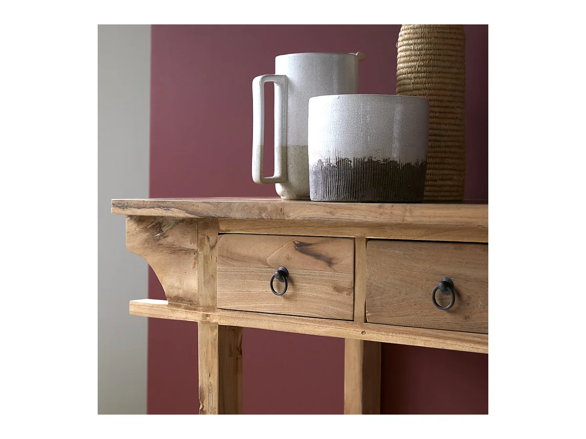 Konsole aus recyceltem Teakholz 115 Junie