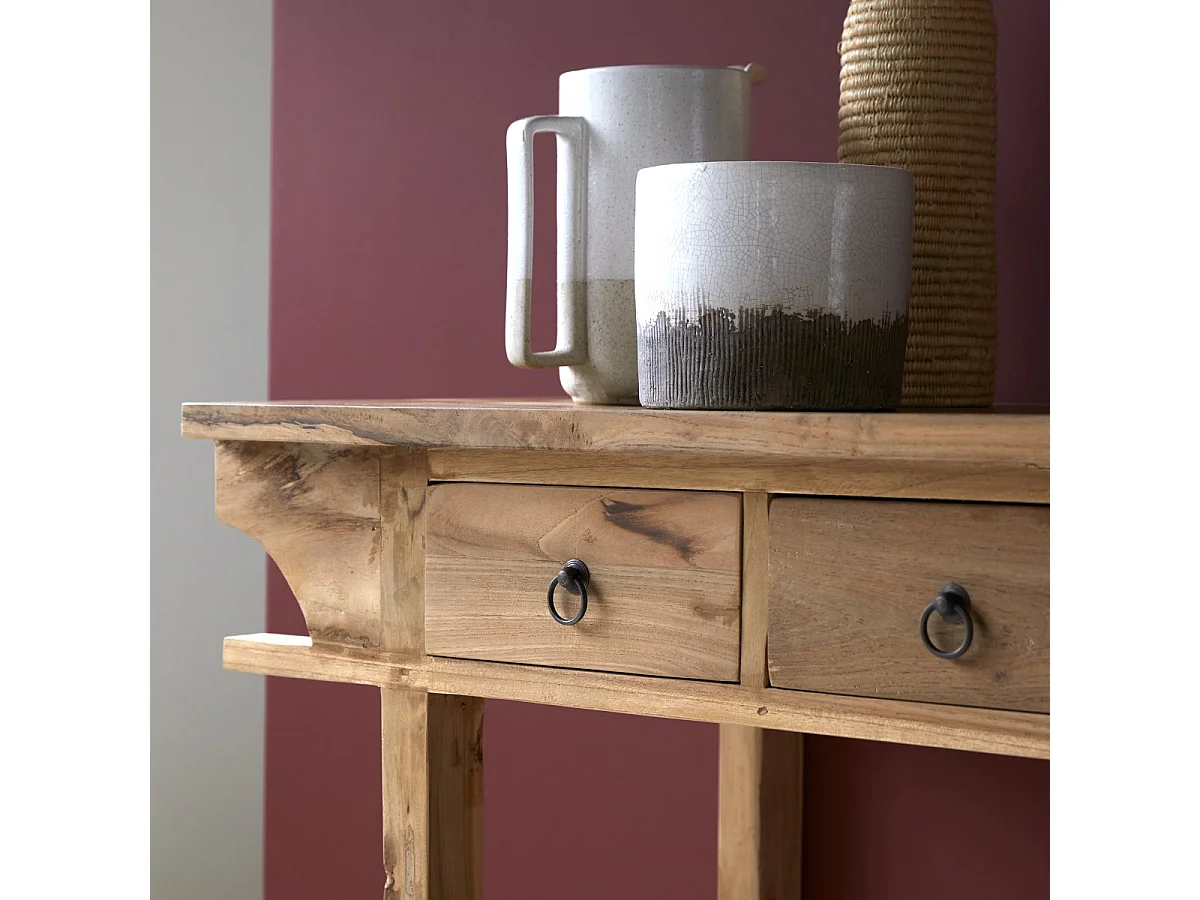 Konsole aus recyceltem Teakholz 115 Junie