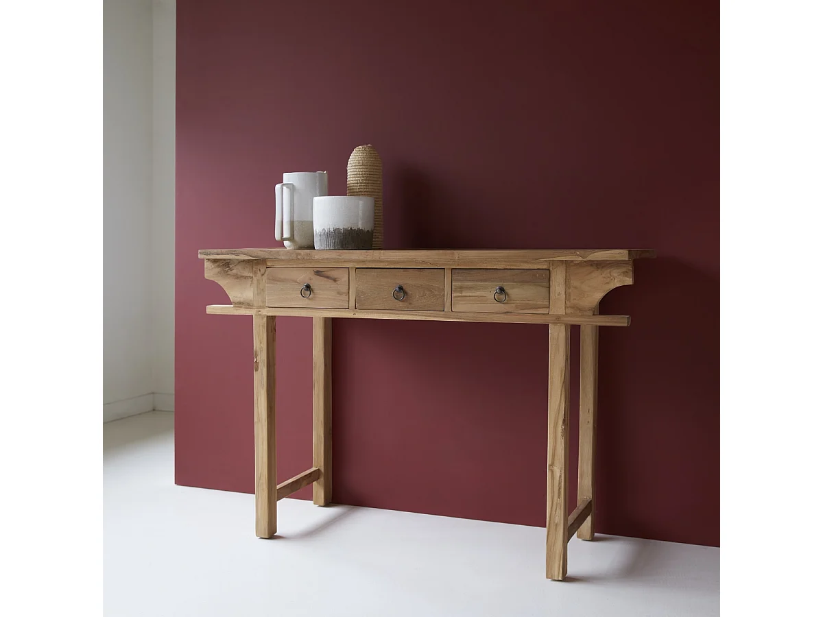 Konsole aus recyceltem Teakholz 115 Junie