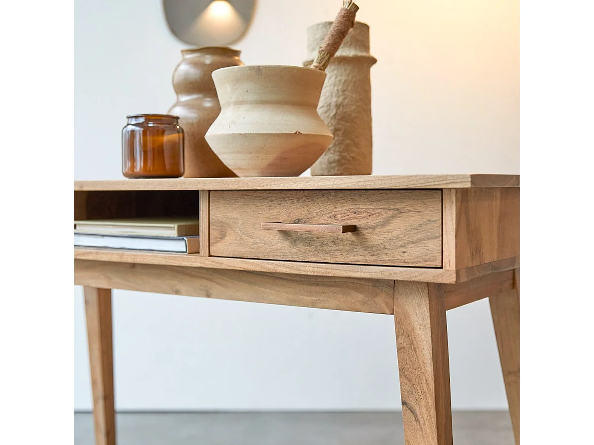 Oslo - Solid acacia console table