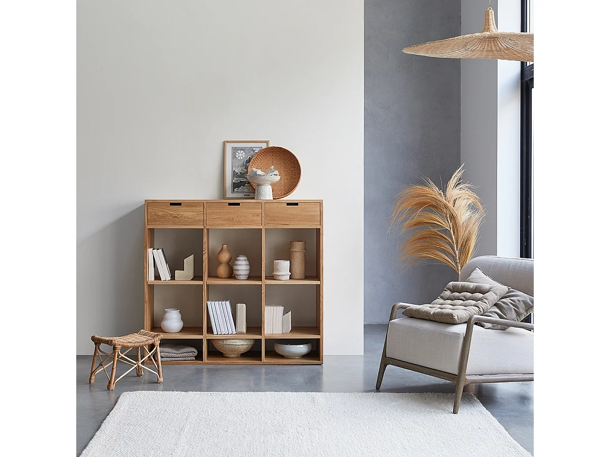 Console en bois de chêne 120 Miho