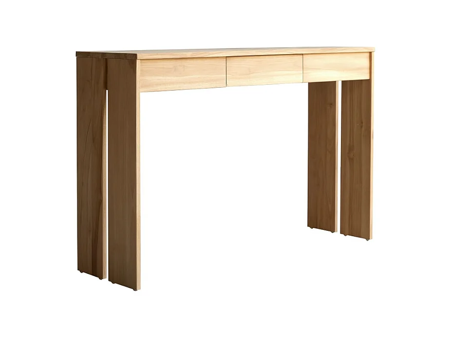 Consolle mobile in legno di Teak Design Tikamoon