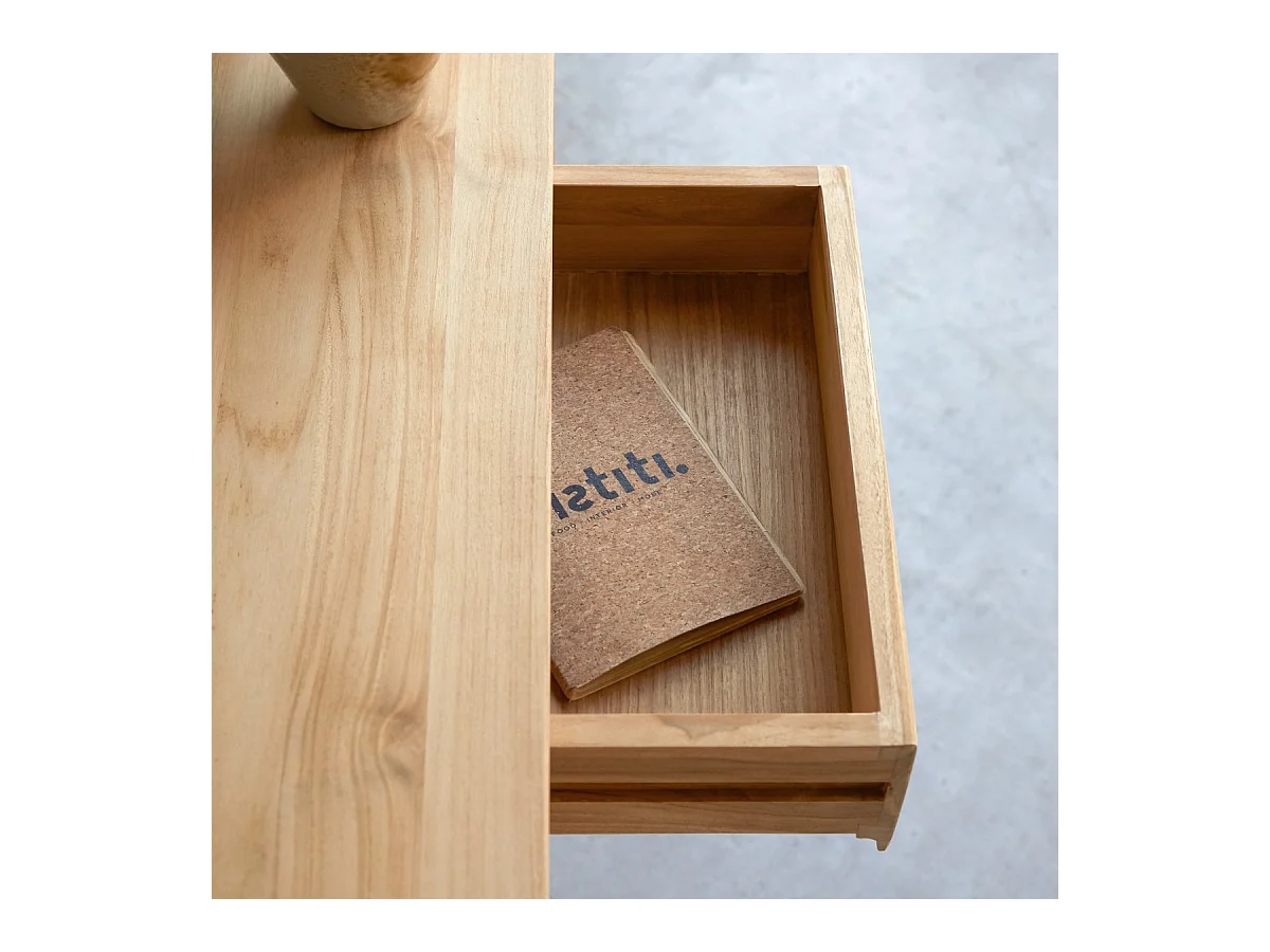 Consolle mobile in legno di Teak Design Tikamoon