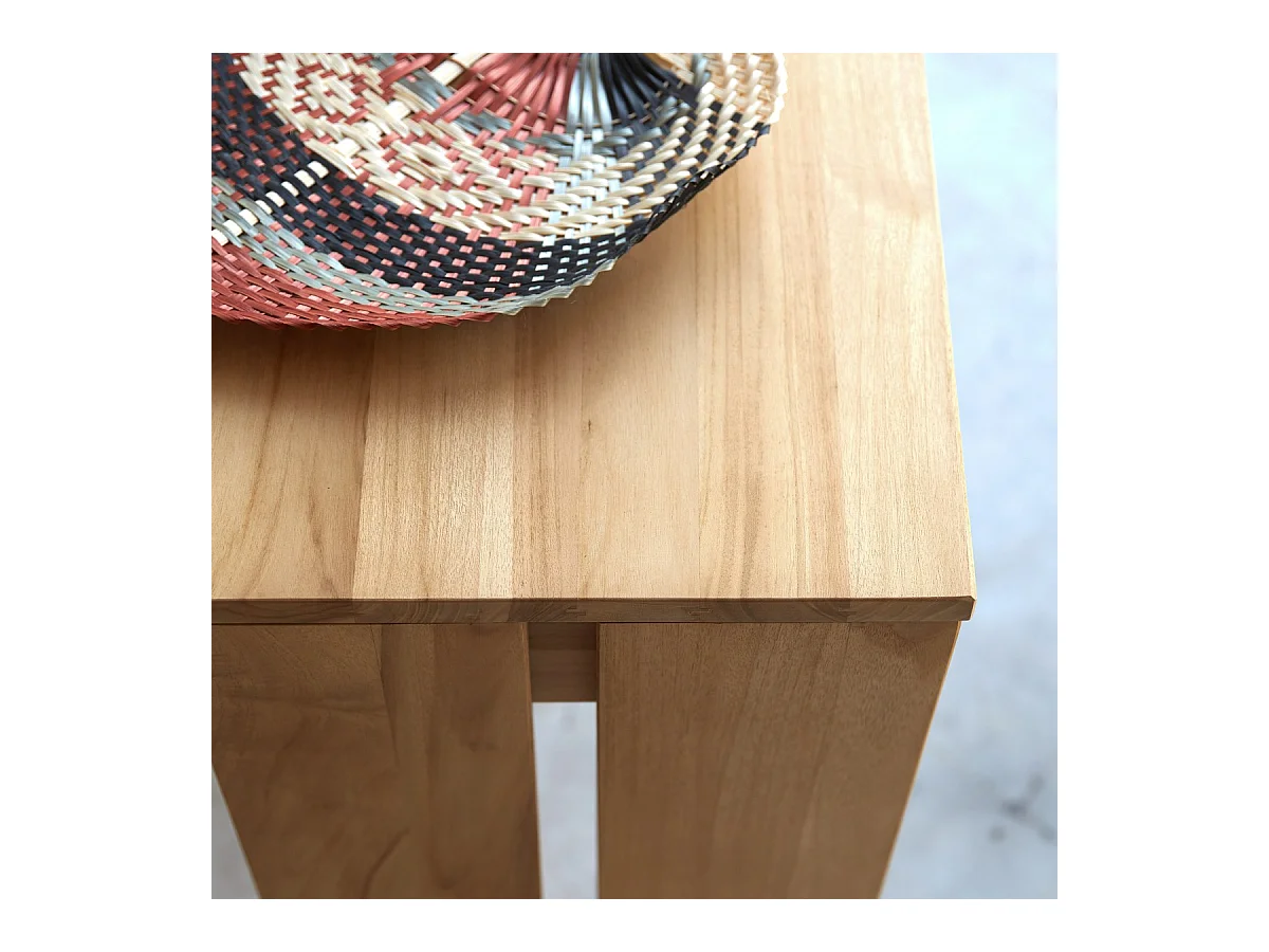 Consolle mobile in legno di Teak Design Tikamoon