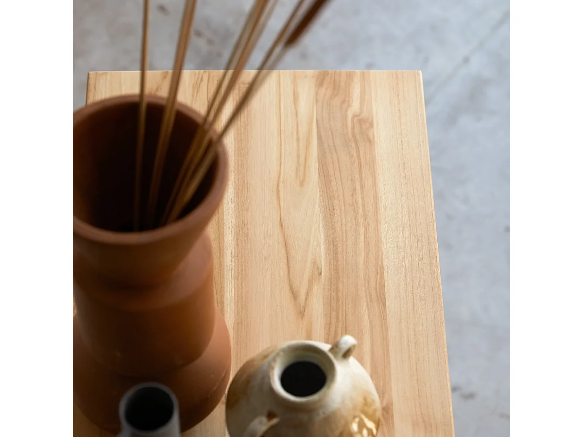 Consolle mobile in legno di Teak Design Tikamoon