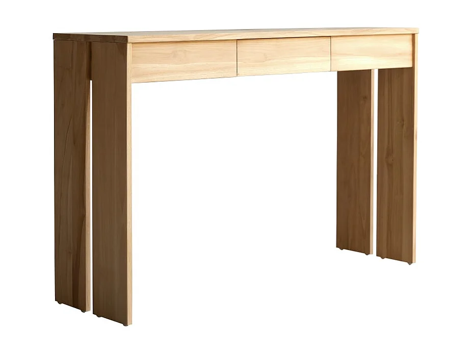 Consolle mobile in legno di Teak Design Tikamoon