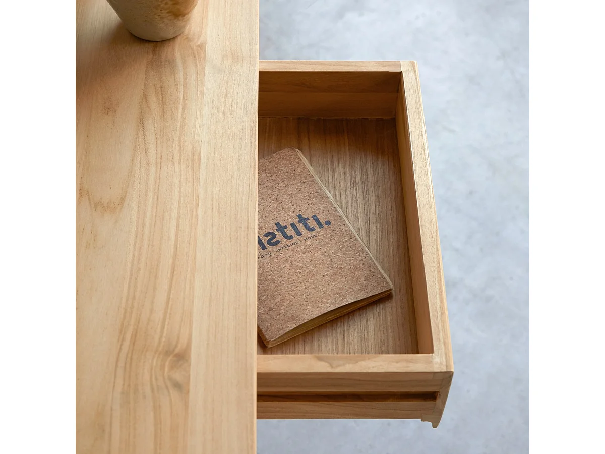 Consolle mobile in legno di Teak Design Tikamoon