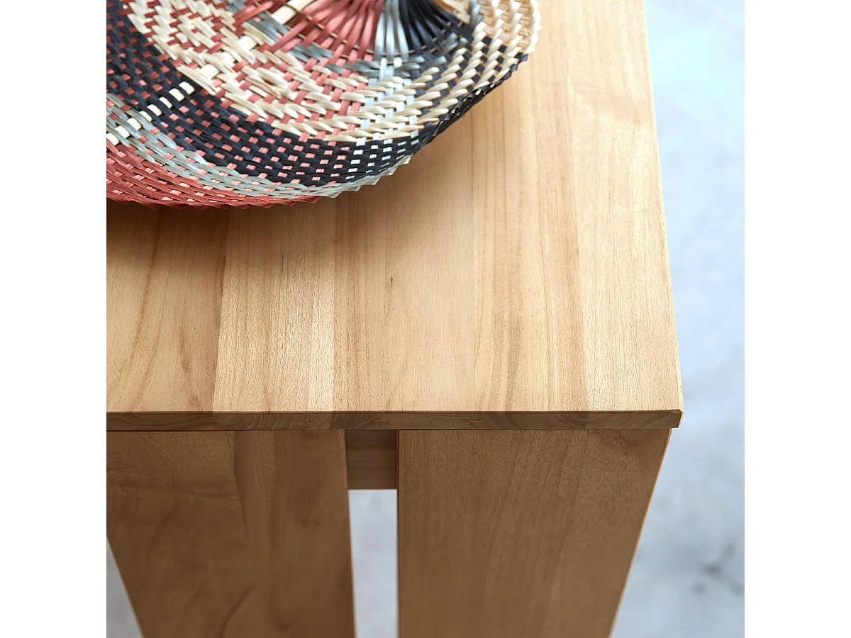 Consolle mobile in legno di Teak Design Tikamoon