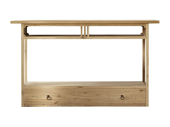 Konsole Clovis mit 1 Schublade aus massivem Eichenholz