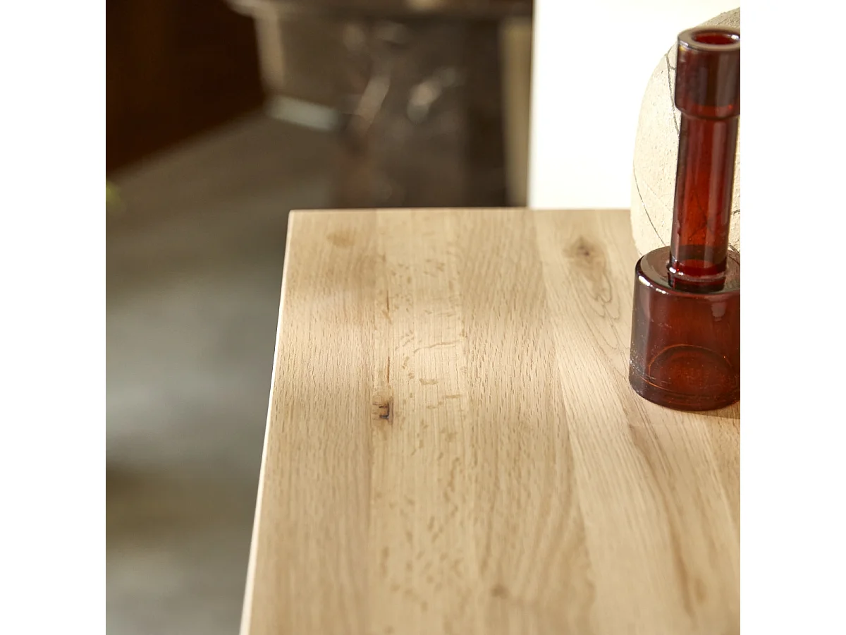 Konsole Clovis mit 1 Schublade aus massivem Eichenholz