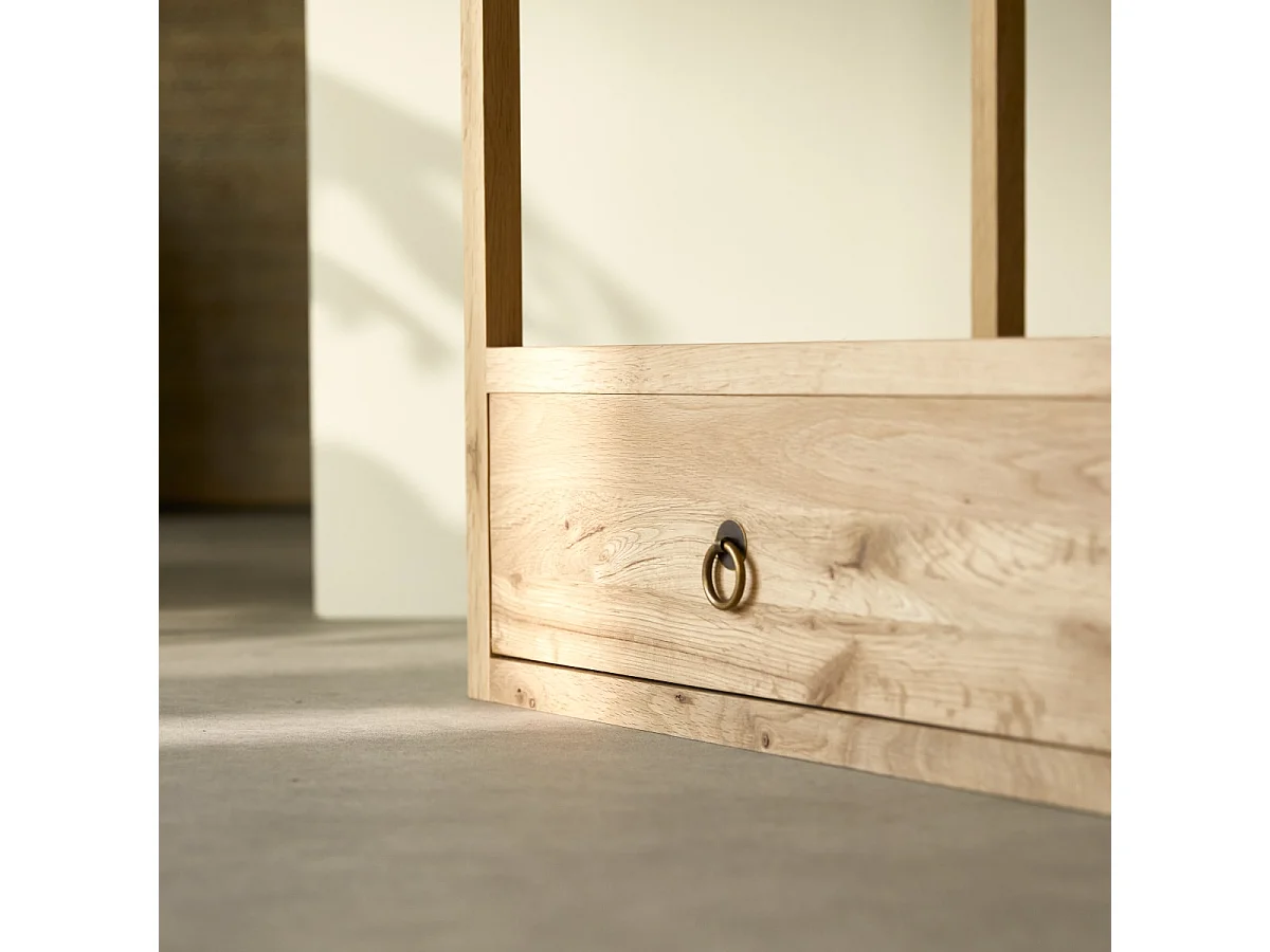 Konsole Clovis mit 1 Schublade aus massivem Eichenholz