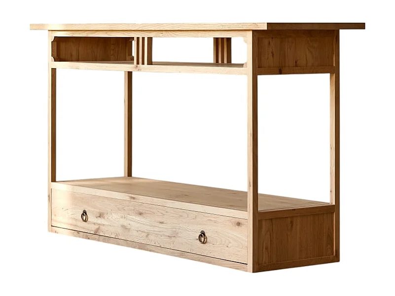 Konsole Clovis mit 1 Schublade aus massivem Eichenholz