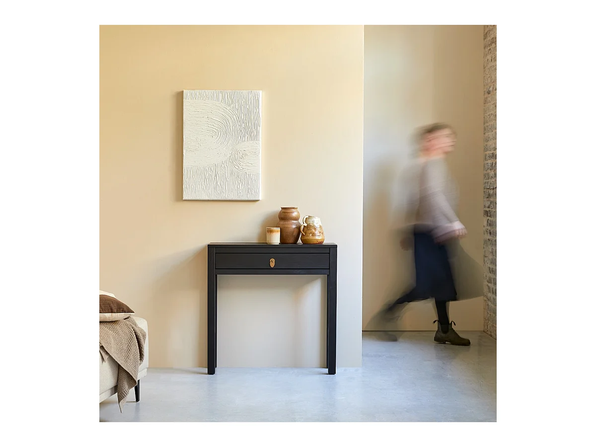 Konsole aus massivem Kiefernholz 80 Zenaka Square