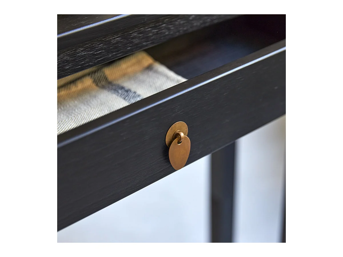 Konsole aus massivem Kiefernholz 80 Zenaka Square