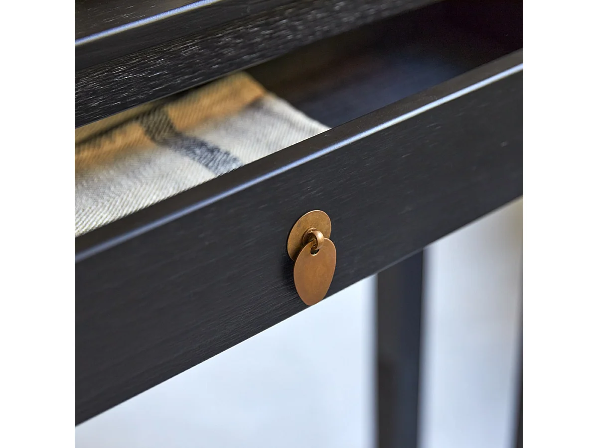 Konsole aus massivem Kiefernholz 80 Zenaka Square