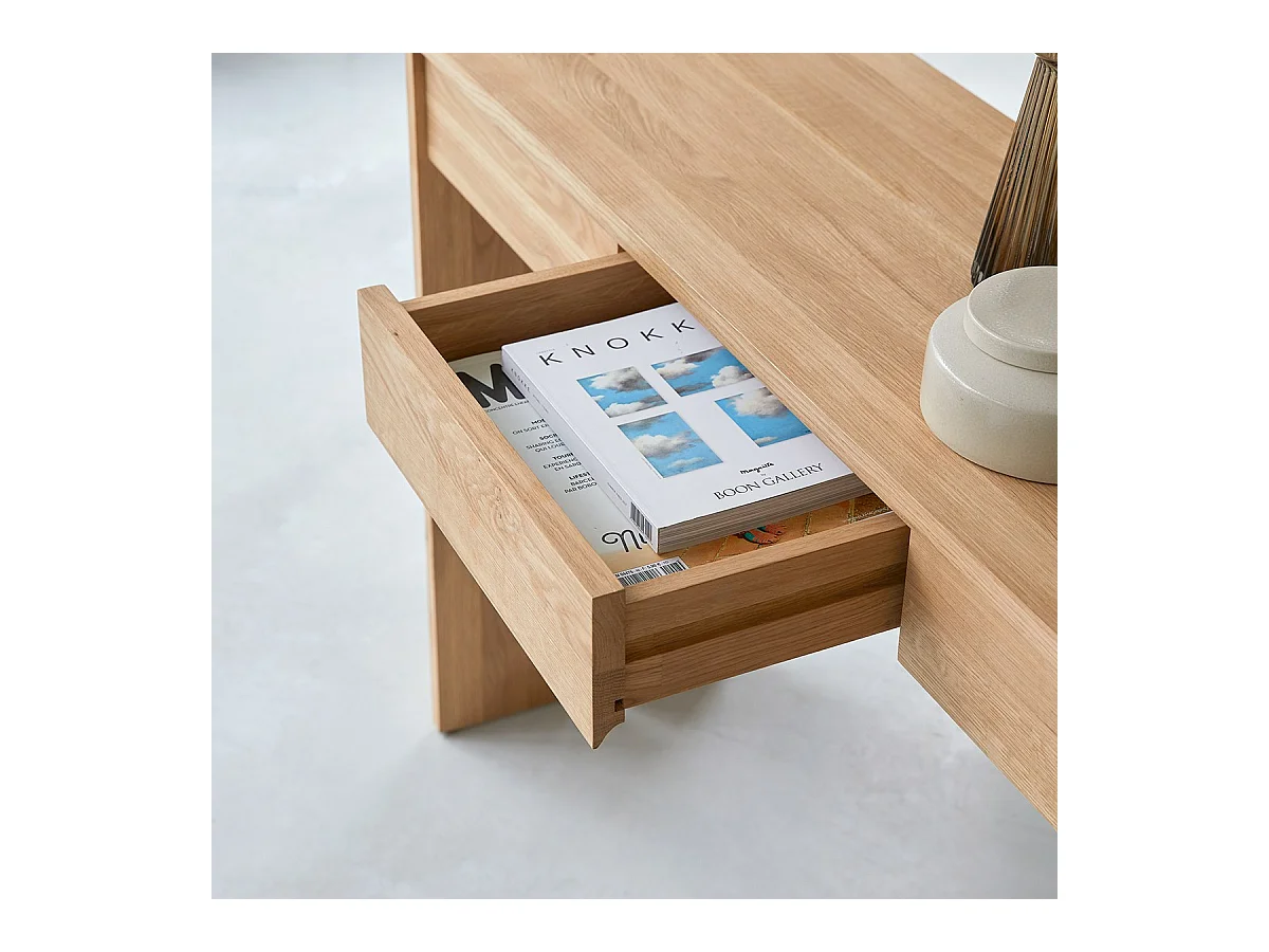 Consolle in legno di quercia 120 Eden