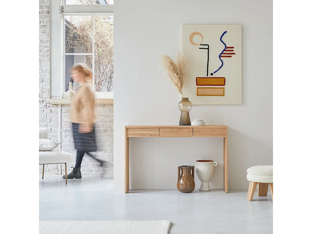 Consolle in legno di quercia 120 Eden