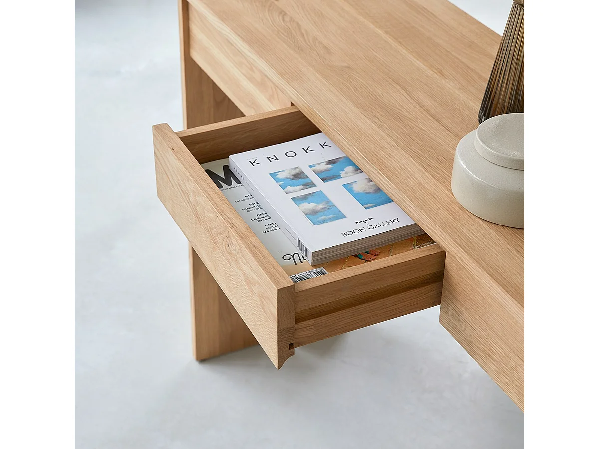 Consolle in legno di quercia 120 Eden