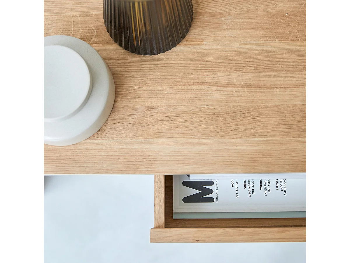 Consolle in legno di quercia 120 Eden