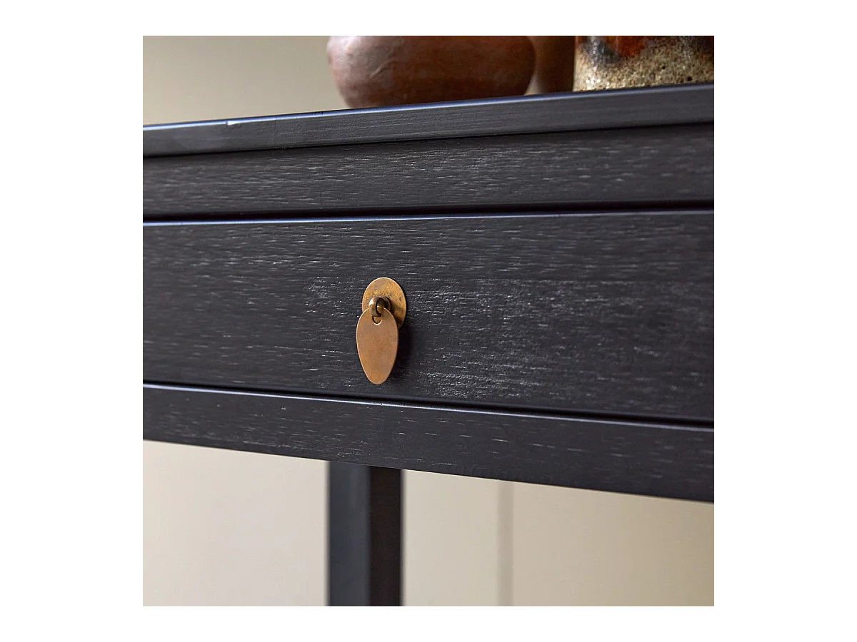 Konsole Zenaka Bizen aus massivem Kiefernholz 120 cm