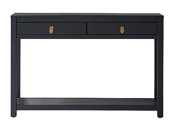 Console en pin massif Zenaka Bizen 120 cm