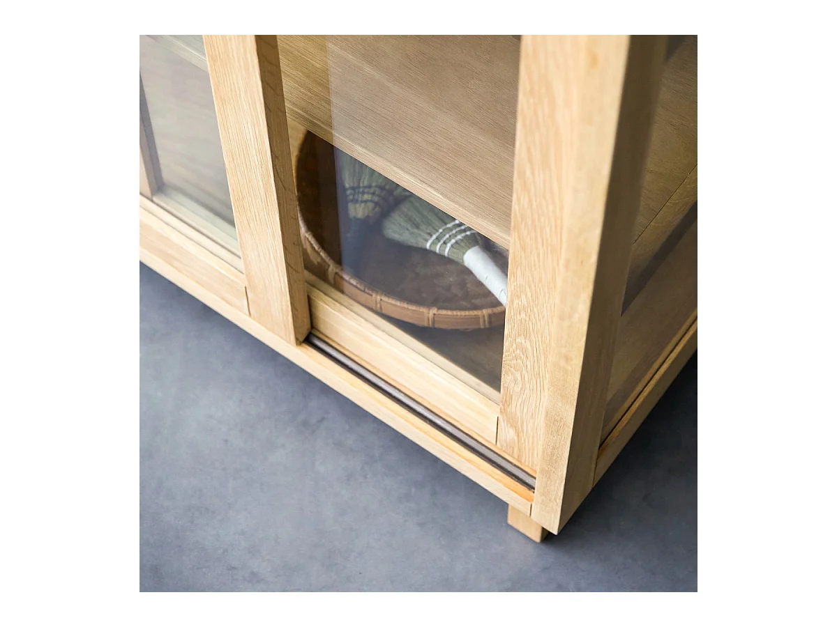Esszimmerschrank Adel aus massivem Eichenholz 110 x 180