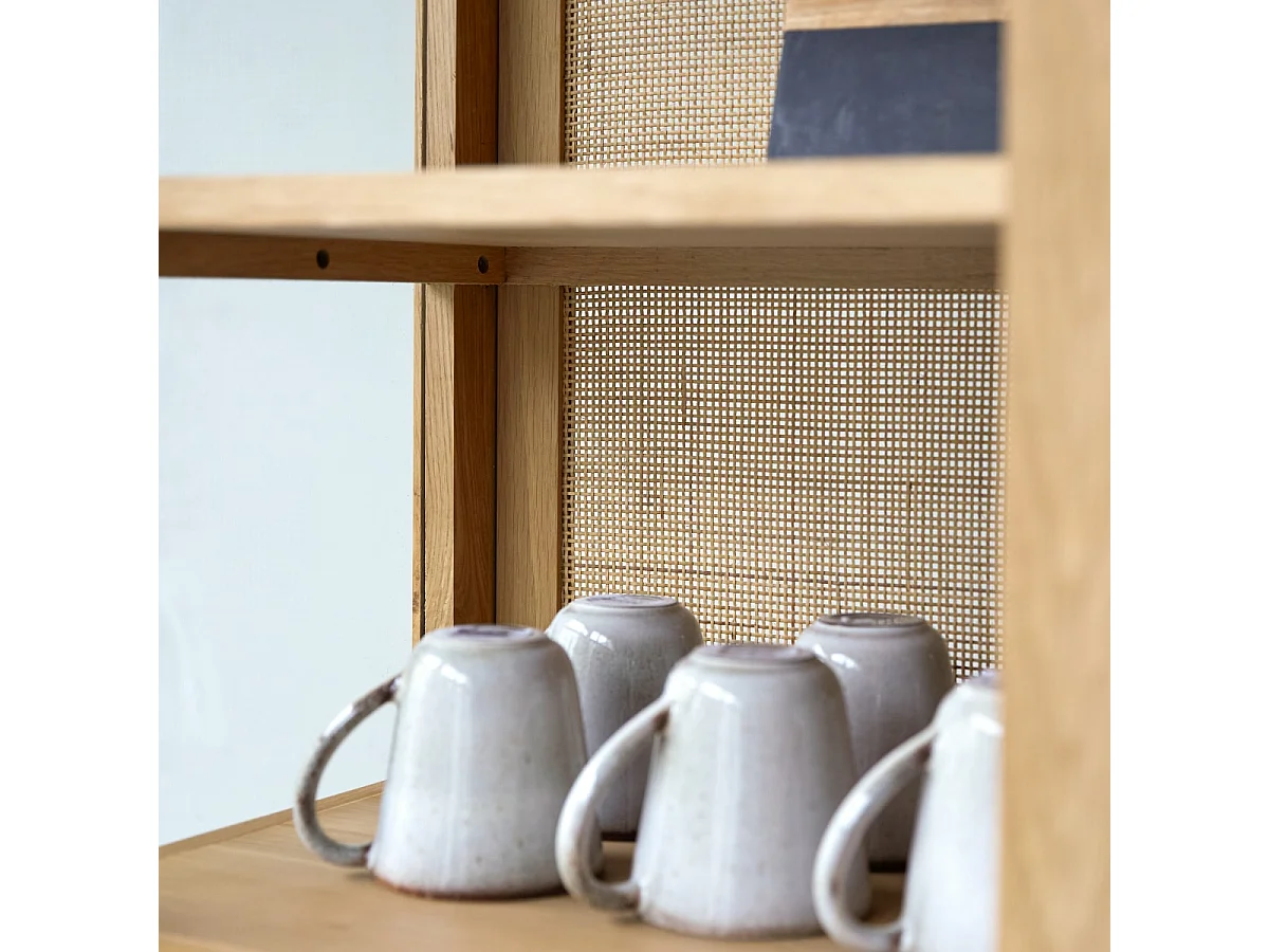 Esszimmerschrank Adel aus massivem Eichenholz 110 x 180