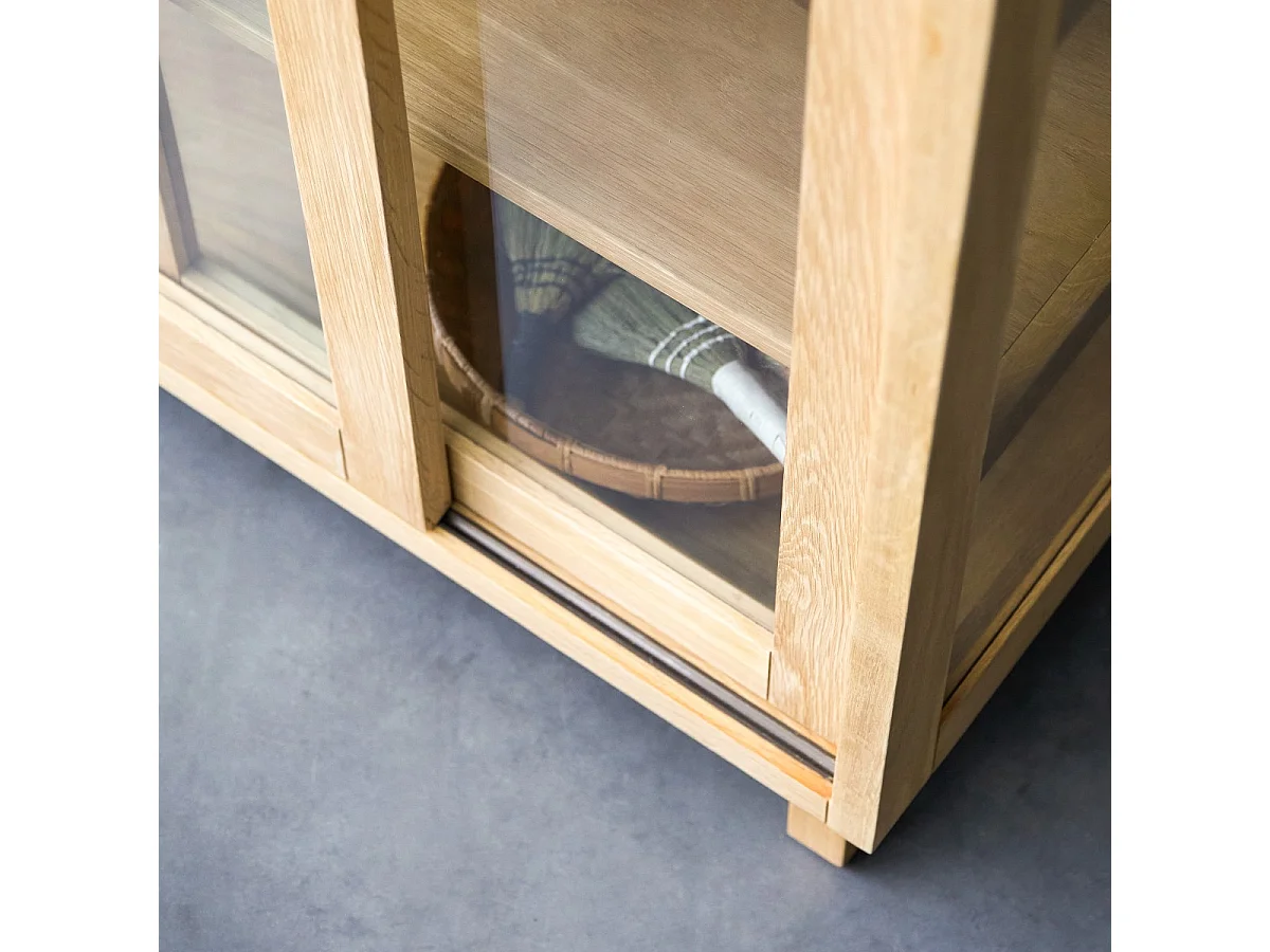 Esszimmerschrank Adel aus massivem Eichenholz 110 x 180