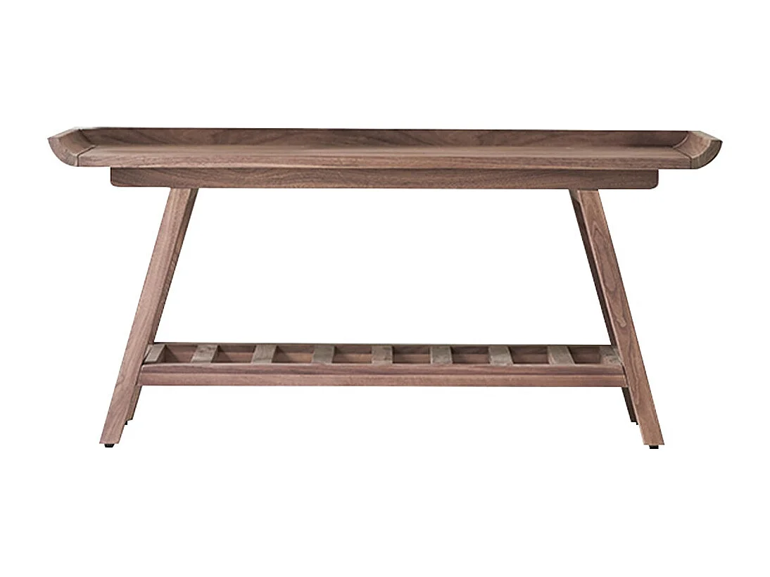 Flache Konsole aus Nussbaumholz 110 Pampa