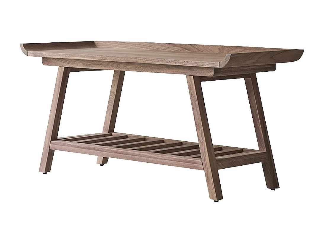 Flache Konsole aus Nussbaumholz 110 Pampa