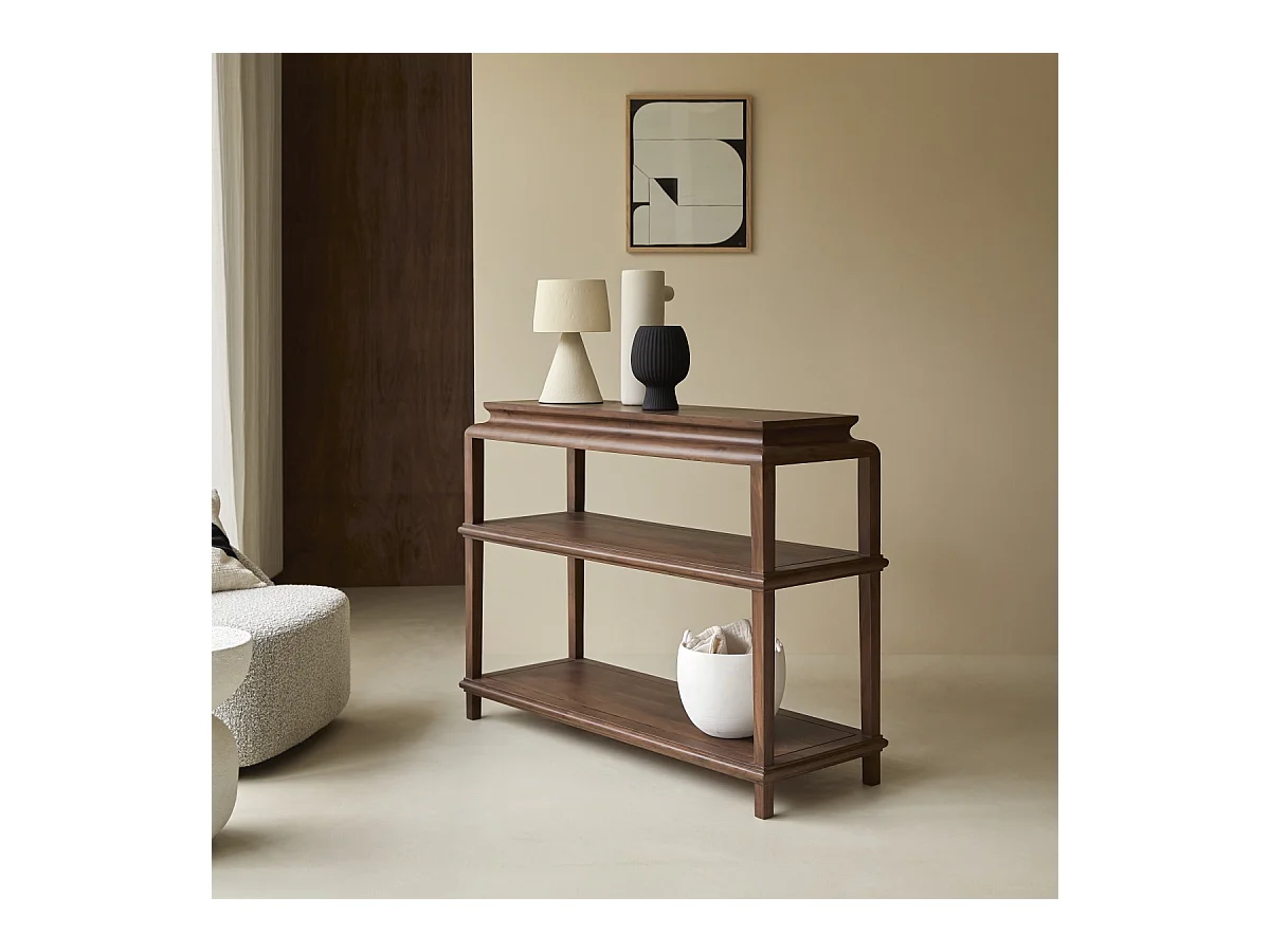 Console en bois d'acacia Achille 120 cm