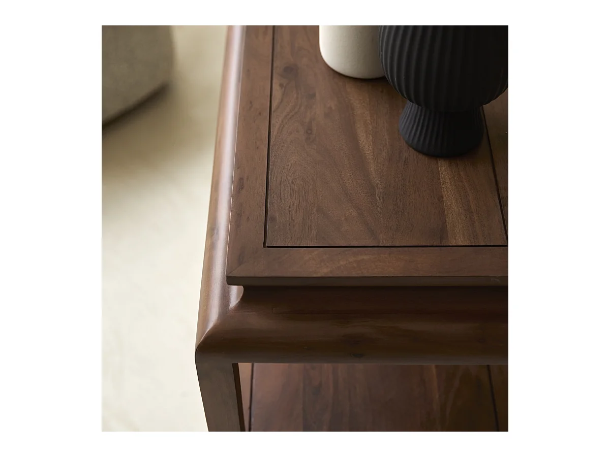 Console en bois d'acacia Achille 120 cm