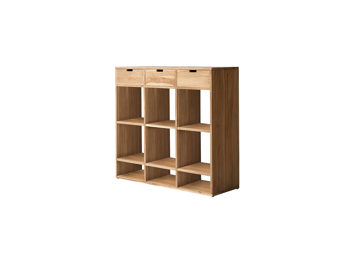 Console in legno di teak 120 Miho
