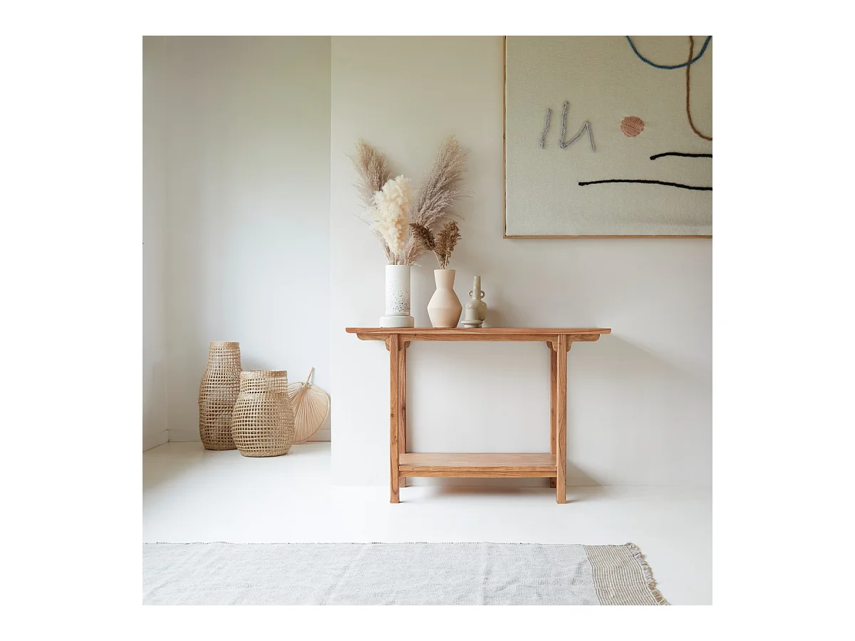 Console en bois d'acacia massif Elie