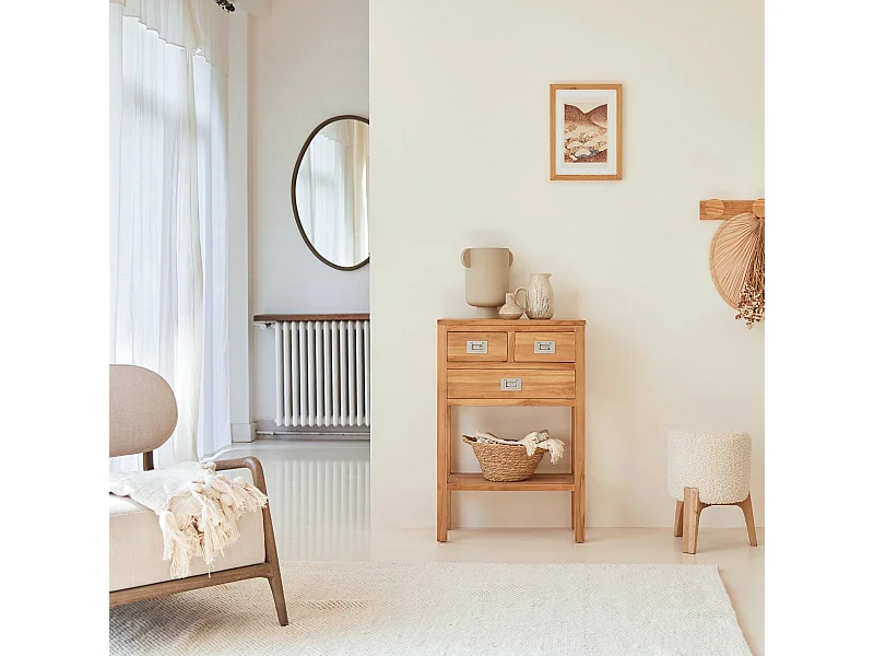 Console en bois de teck 60 Coffee Tek Triti