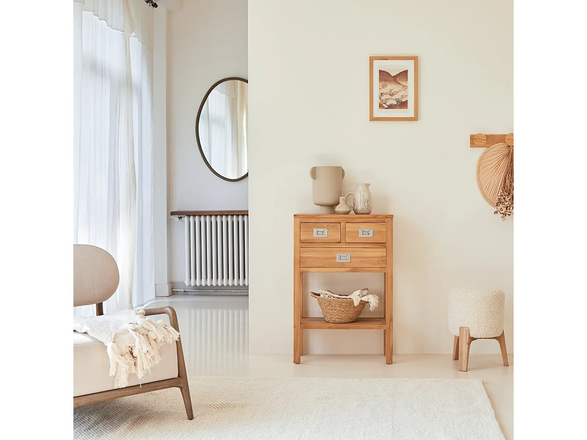 Console en bois de teck 60 Coffee Tek Triti