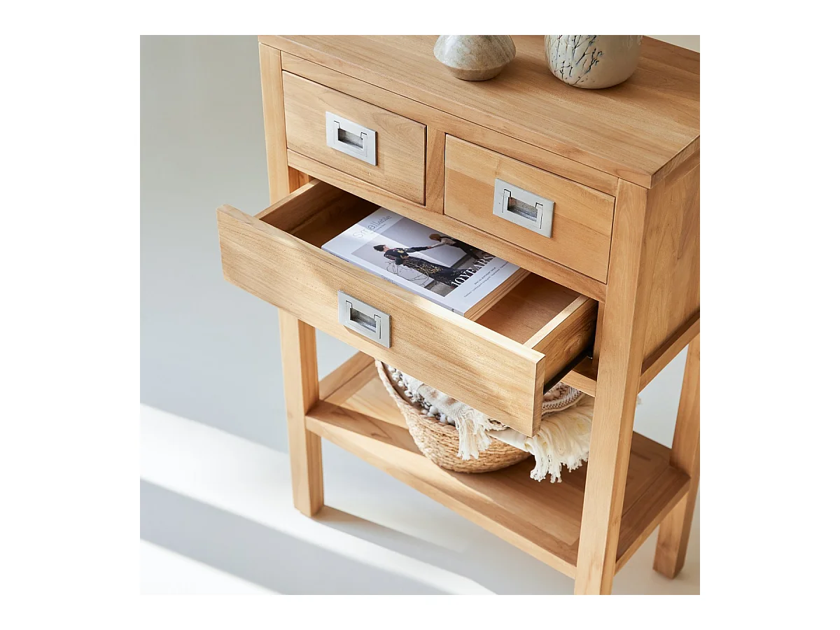 Console en bois de teck 60 Coffee Tek Triti