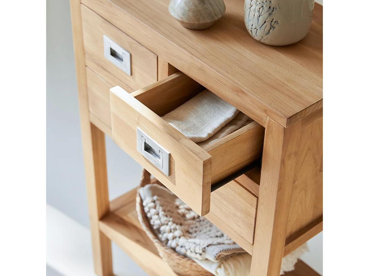 Console en bois de teck 60 Coffee Tek Triti