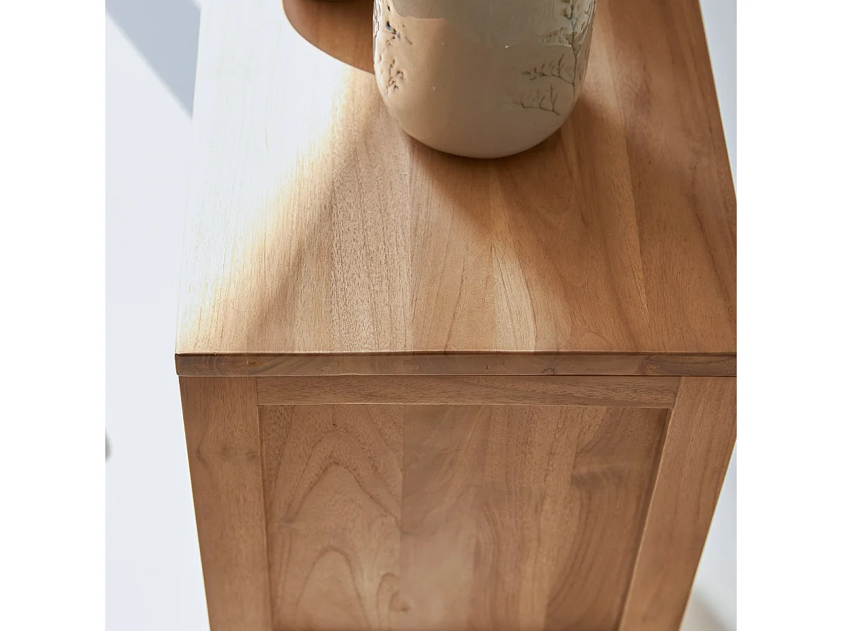 Konsole Kommode massivholz Highboard Teak Natur unbehandelt massiv NEU