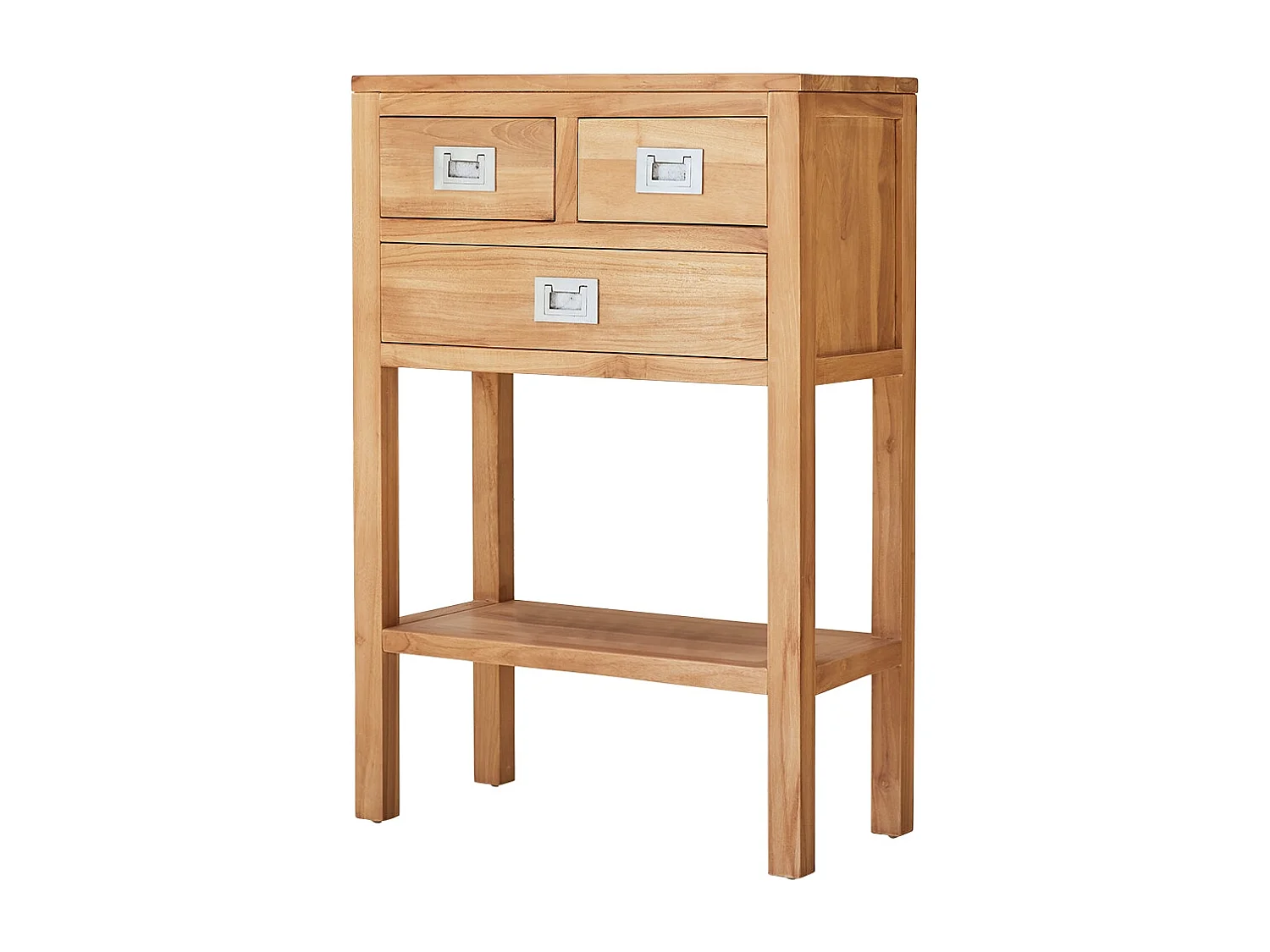 Konsole Kommode massivholz Highboard Teak Natur unbehandelt massiv NEU