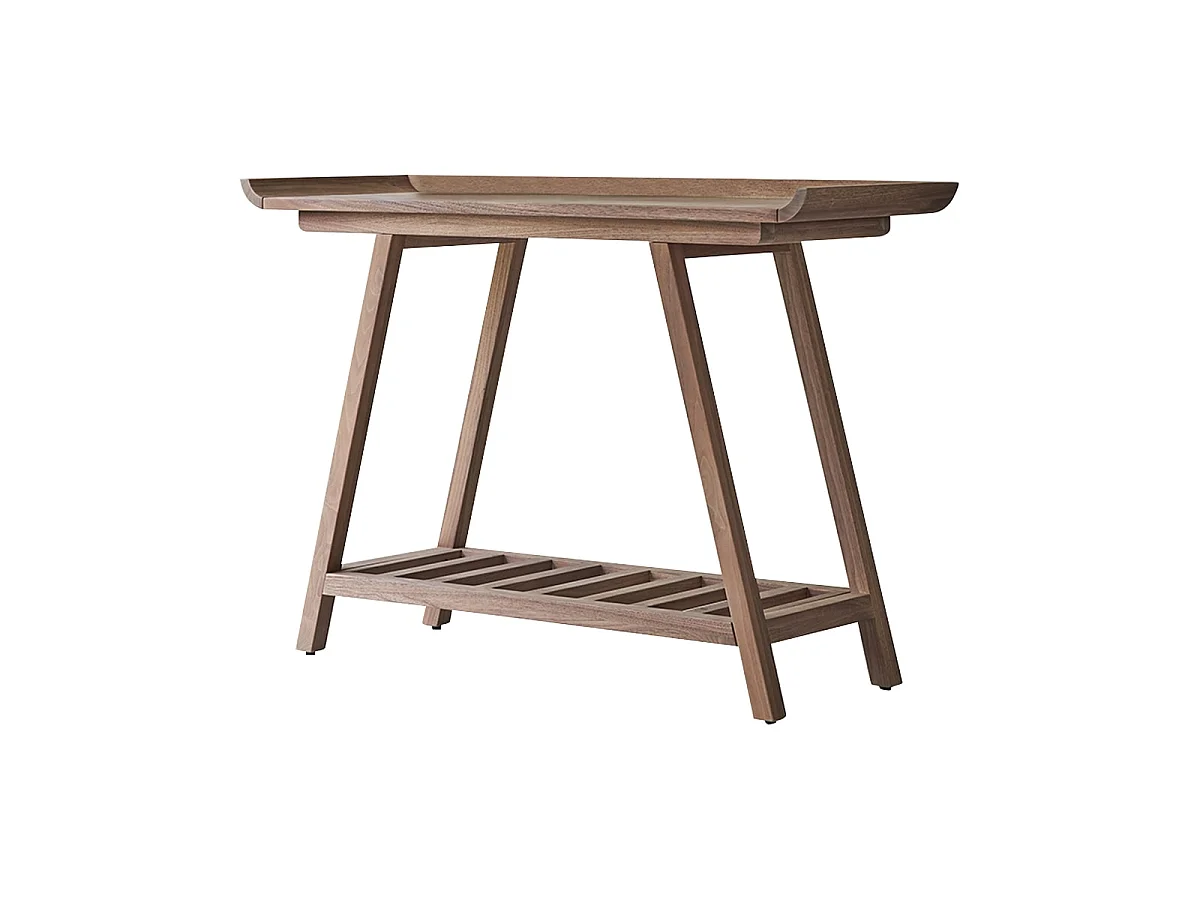 Consolle alta in legno di noce 110 Pampa
