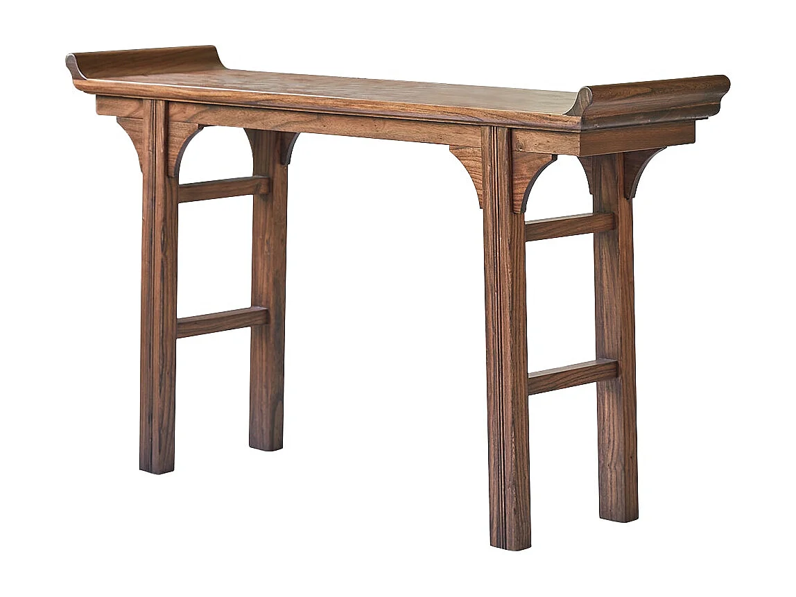 Consolle in legno di olmo massello Arun