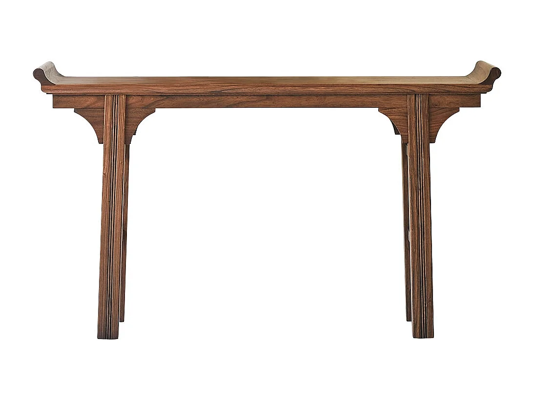 Consolle in legno di olmo massello Arun