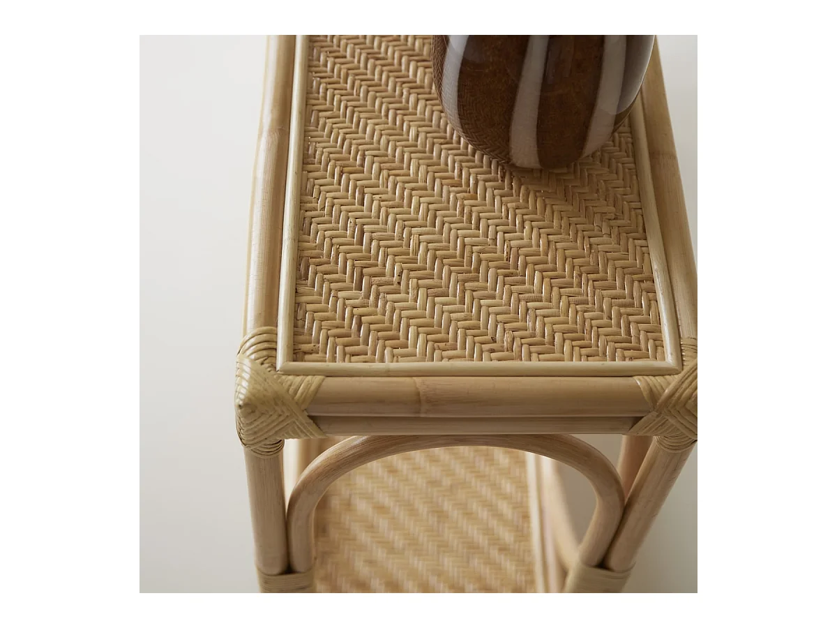 Consolle in stecchetti di rattan 120 Ella