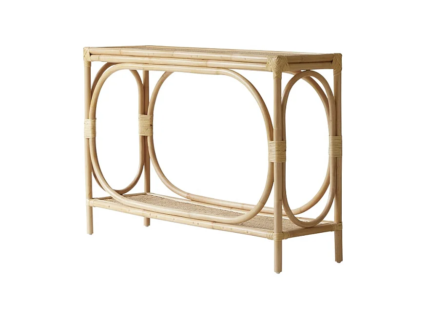 Consolle in stecchetti di rattan 120 Ella